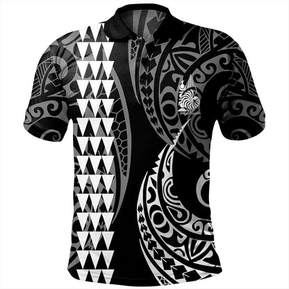 New Caledonia Polo Shirt Kakau Style Ver.1