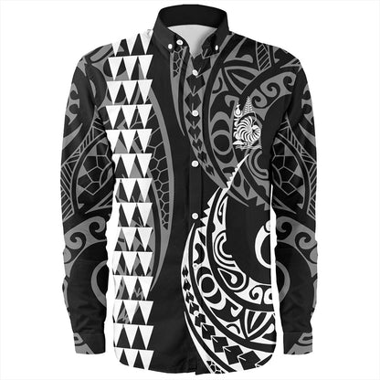 New Caledonia Long Sleeve Shirt Kakau Style Ver.1