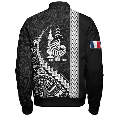 New Caledonia Bomber Jacket Tribal Melanesian Coat Of Arms