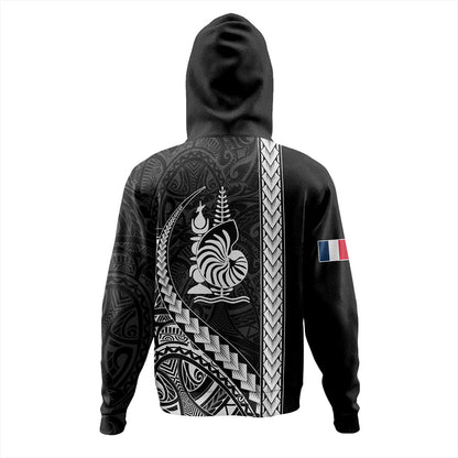 New Caledonia Hoodie Tribal Melanesian Coat Of Arms