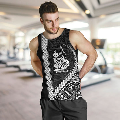 New Caledonia Tank Top Tribal Melanesian Coat Of Arms