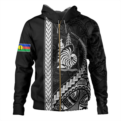 New Caledonia Hoodie Tribal Melanesian Coat Of Arms