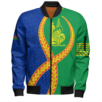 New Caledonia Bomber Jacket Tribal Polynesian In My Heart