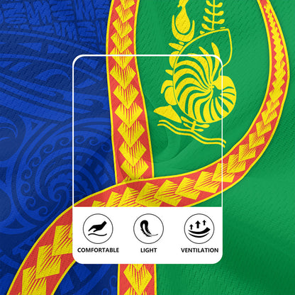 New Caledonia Rugby Jersey Tribal Polynesian In My Heart