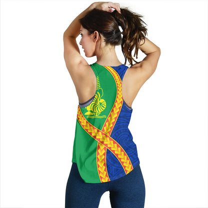 New Caledonia Women Tank Tribal Polynesian In My Heart