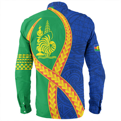 New Caledonia Long Sleeve Shirt Tribal Polynesian In My Heart