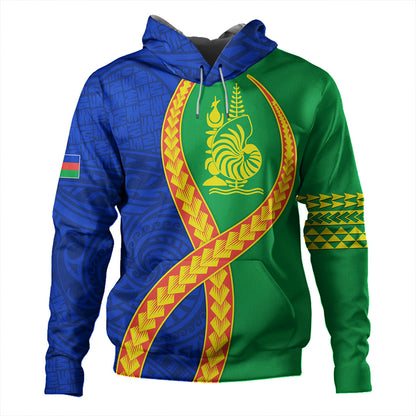 New Caledonia Hoodie Tribal Polynesian In My Heart