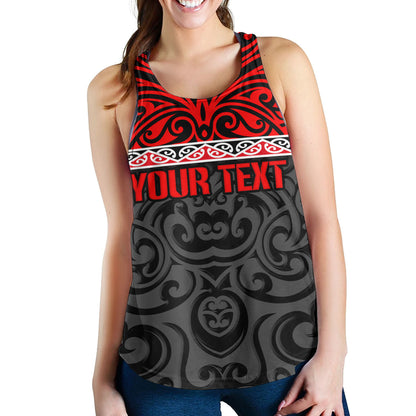 New Zealand Custom Personalised Women Tank Aotearoa Kowhaiwhai Patterns