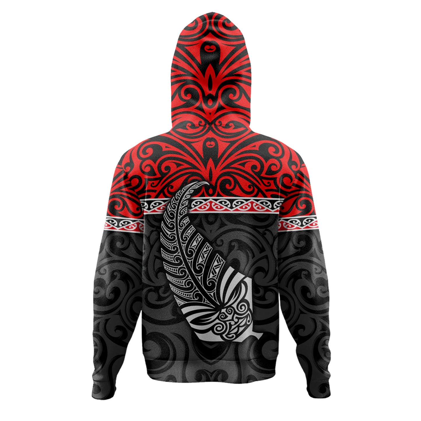 New Zealand Custom Personalised Hoodie Aotearoa Kowhaiwhai Patterns