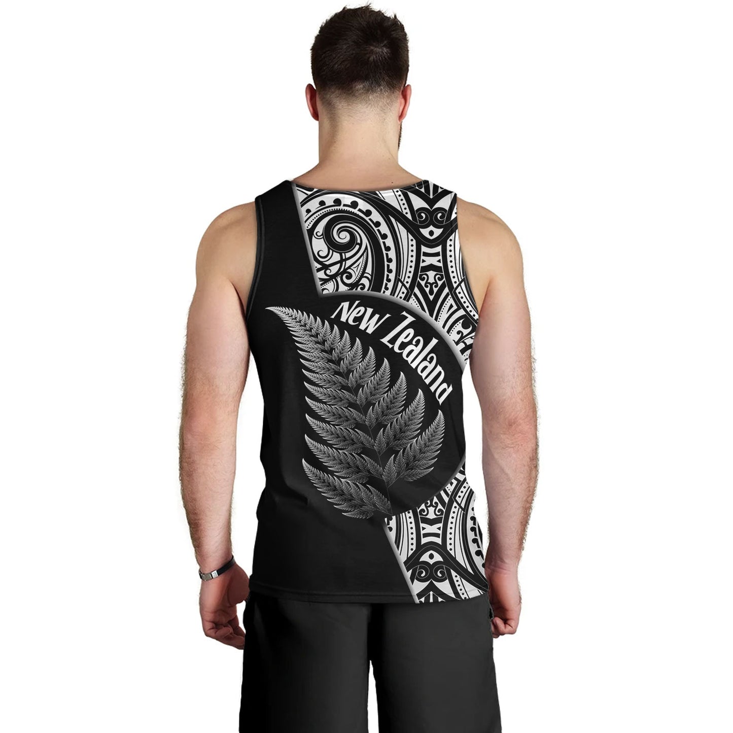 New Zealand Custom Personalised Tank Top Kia Ora Silver Ferns Style