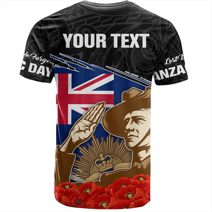 New Zealand T-Shirt Custom Remembrance Day The Red Poppy