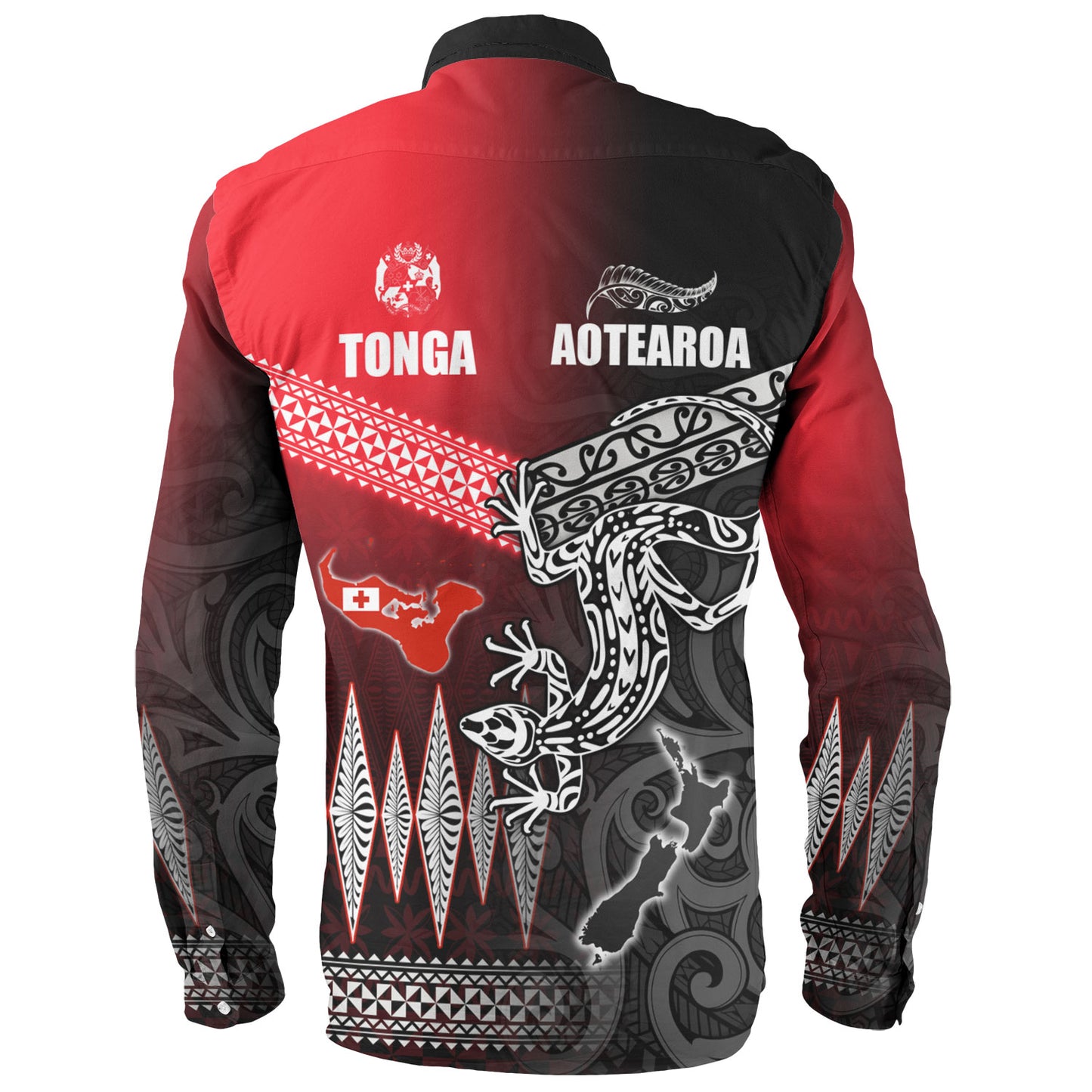 New Zealand Maori Aotearoa Tonga Long Sleeve Shirt