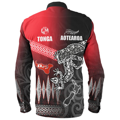 New Zealand Maori Aotearoa Tonga Long Sleeve Shirt