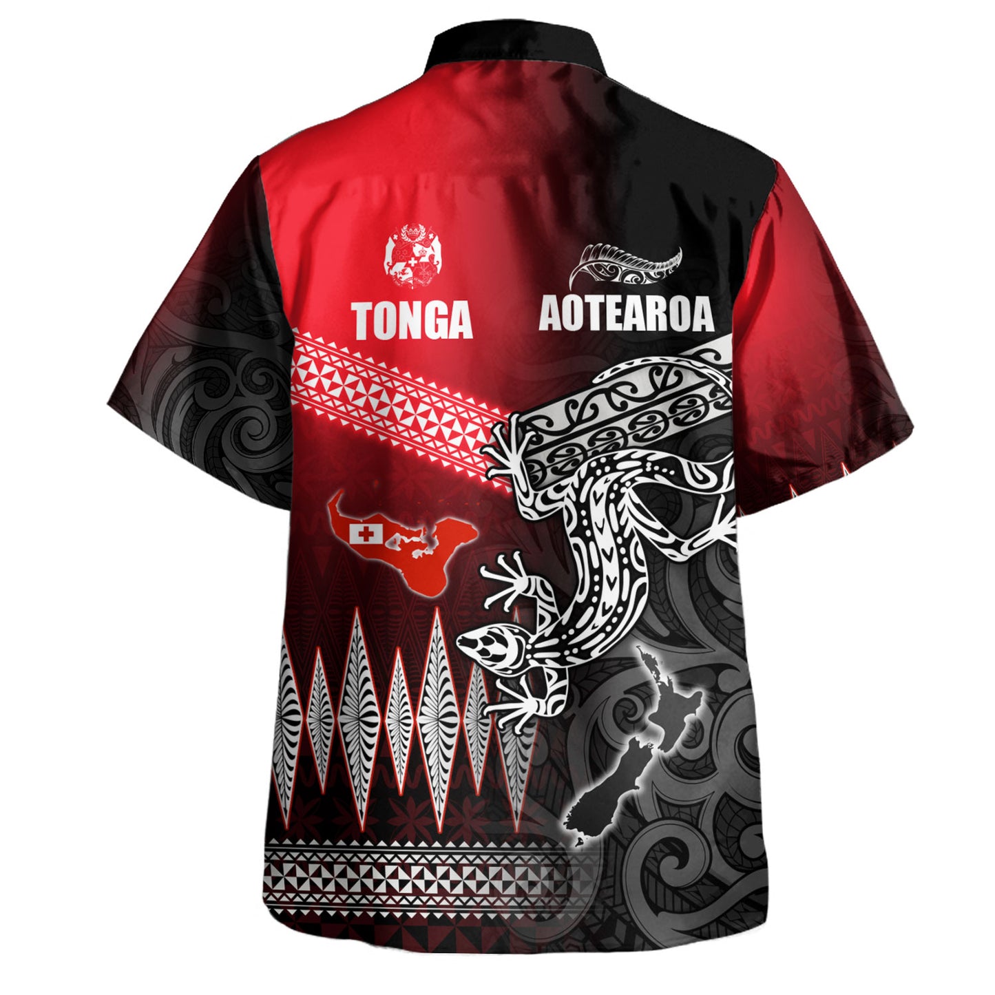 New Zealand Maori Aotearoa Tonga Hawaiian Shirt