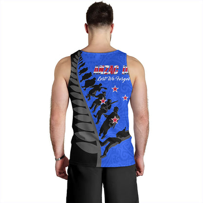 New Zealand Tank Top Maori Tribal Anzac Day Lest We Forget