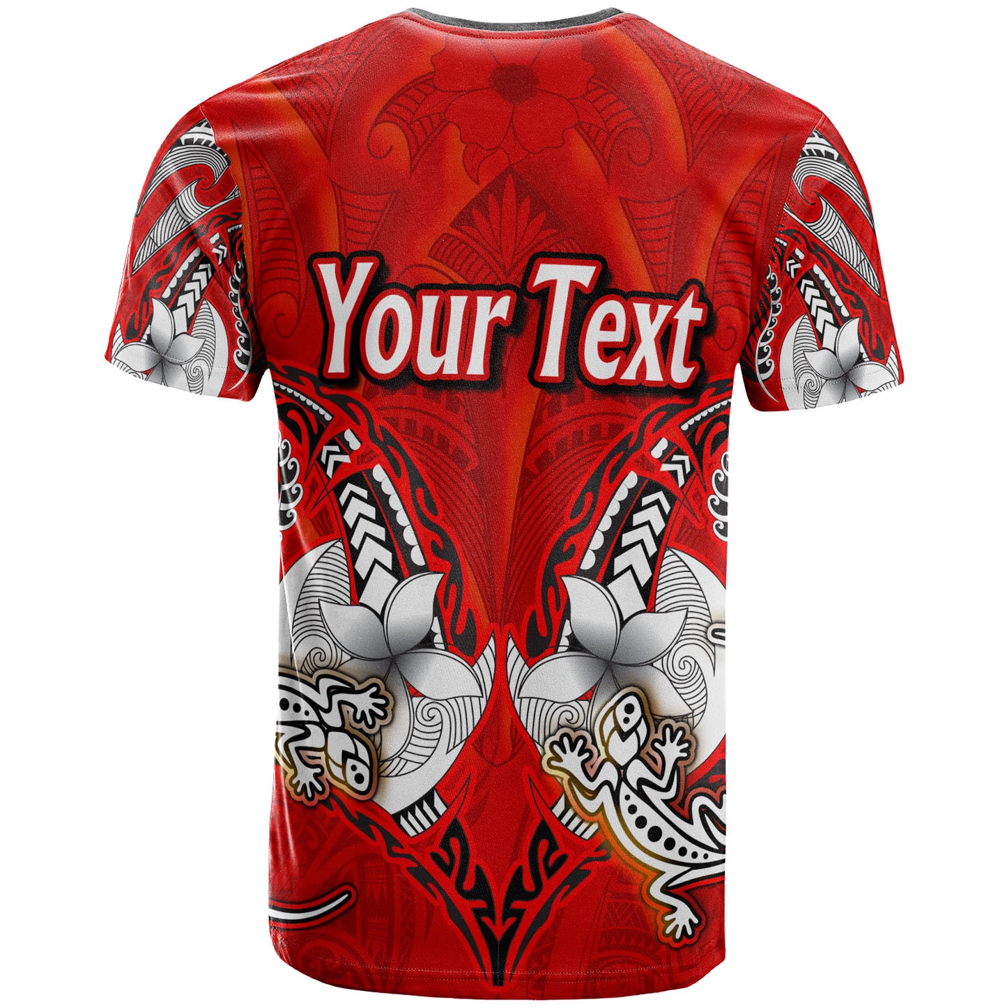 New Zealand T-Shirt - Custom Waitangi Day Lizards Maori Patterns