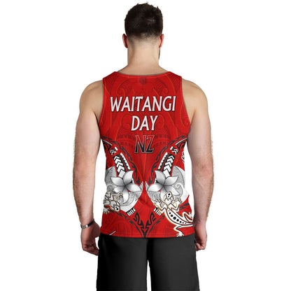 New Zealand Tank Top - Waitangi Day Lizards Maori Patterns