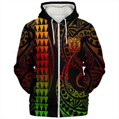 New Zealand Sherpa Hoodie Kakau Style