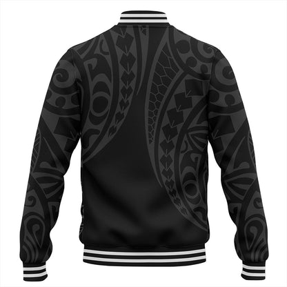 New Zealand Baseball Jacket Kakau Style