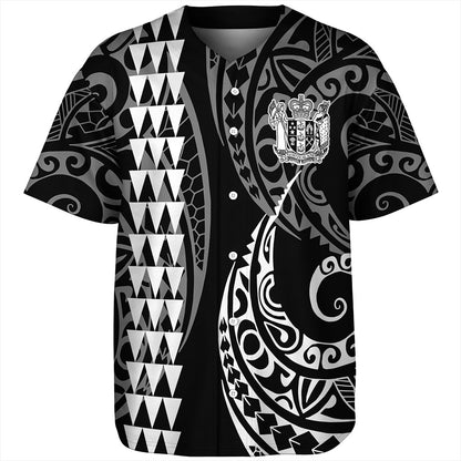 New Zealand Baseball Shirt Kakau Style Ver.1