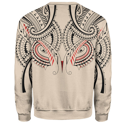 New Zealand Sweatshirt Season Maori Pattern