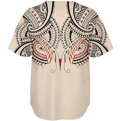New Zealand Baseball Shirt Season Maori Pattern