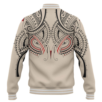 New Zealand Baseball Jacket Season Maori Pattern