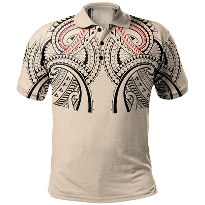 New Zealand Polo Shirt Season Maori Pattern