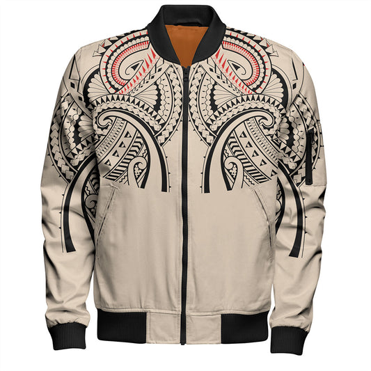 New Zealand Bomber Jacket Season Maori Pattern