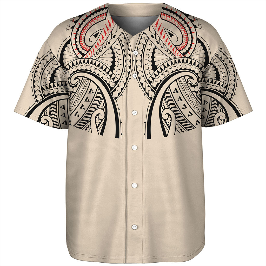 New Zealand Baseball Shirt Season Maori Pattern
