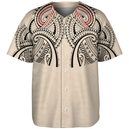 New Zealand Baseball Shirt Season Maori Pattern