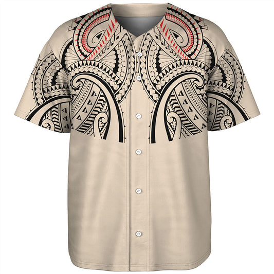 New Zealand Baseball Shirt Season Maori Pattern