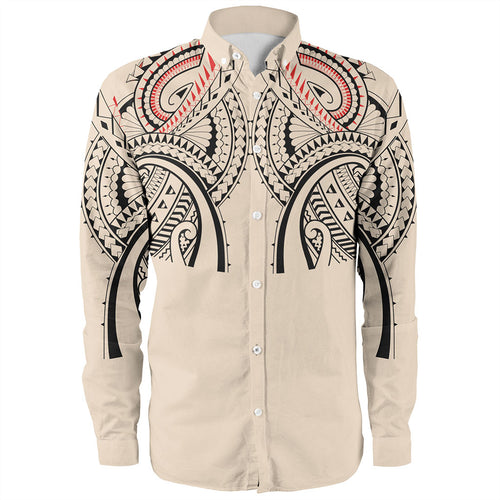 New Zealand Long Sleeve Shirt Season Maori Pattern