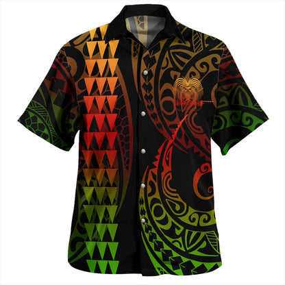 Papua New Guinea Combo Dress And Shirt Coat Of Arms Kakau Style Reggae