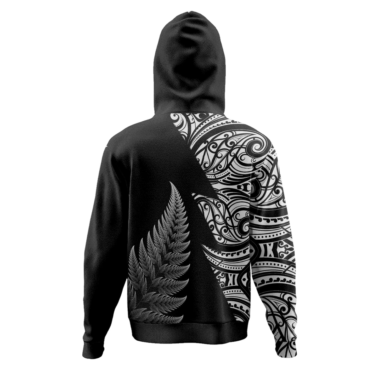 New Zealand Custom Personalised Hoodie - New Zealand Rugby Silver Fern