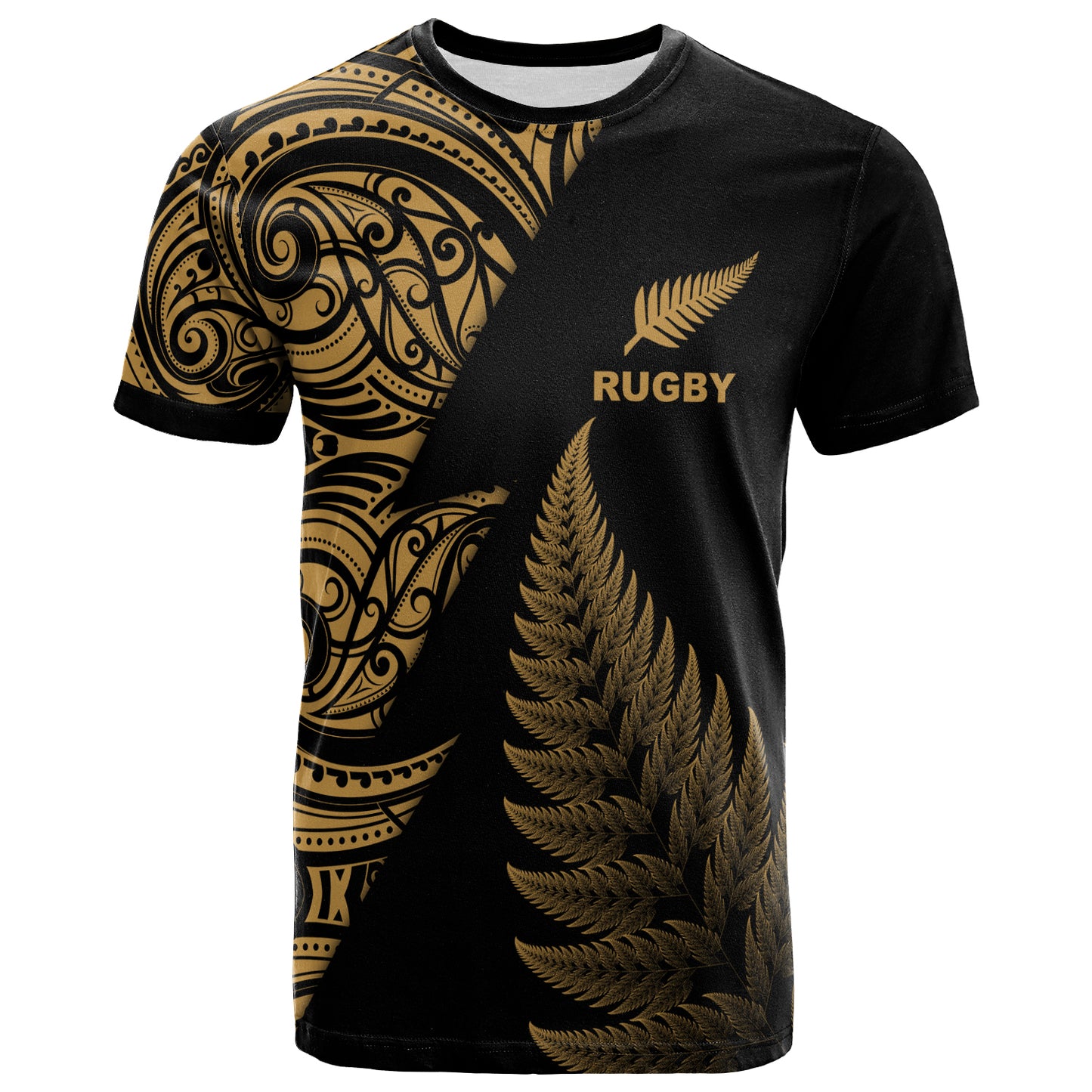 New Zealand Custom Personalised T-Shirt - New Zealand Rugby Silver Fern