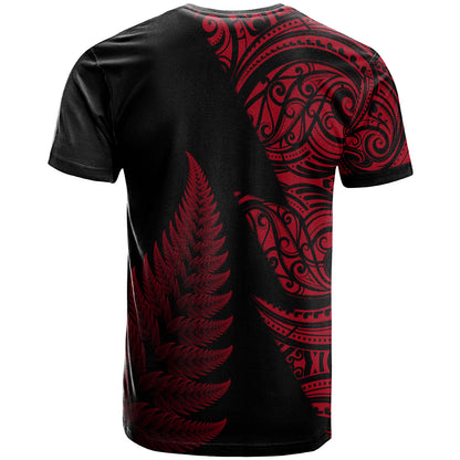 New Zealand Custom Personalised T-Shirt - New Zealand Rugby Silver Fern