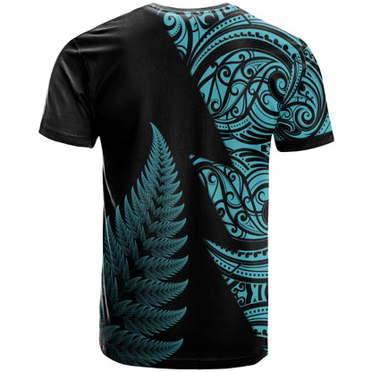 New Zealand Custom Personalised T-Shirt - New Zealand Rugby Silver Fern