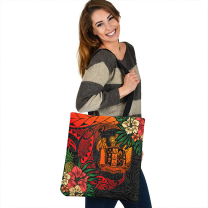 New Zealand Tote Bag Polynesian Turtle Tropical