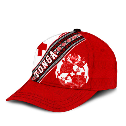 Tonga Cap Ngatu Flag And Coat Of Arms