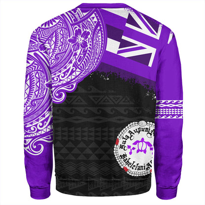 Hawaii Sweatshirt Ni'ihau High and Elementary School With Crest Style