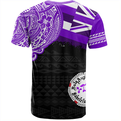 Hawaii T-Shirt Ni'ihau High and Elementary School With Crest Style