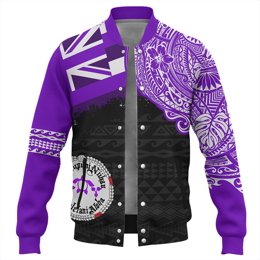 Hawaii Baseball Jacket Ni'ihau High and Elementary School With Crest Style