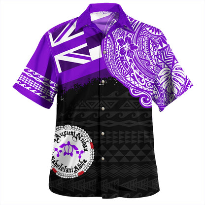 Hawaii Hawaiian Shirt Ni'ihau High and Elementary School With Crest Style