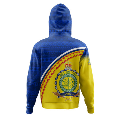 Niue Custom Personalised Hoodie Niue Patterns Hiapo Curve Style