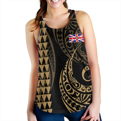 Niue Women Tank Kakau Style Ver.1