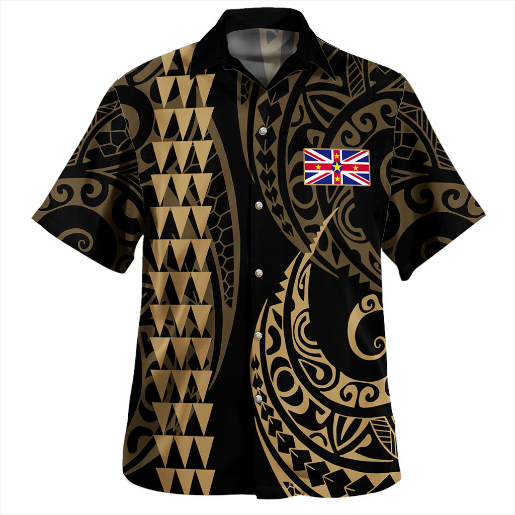 Niue Hawaiian Shirt Kakau Style Ver.1
