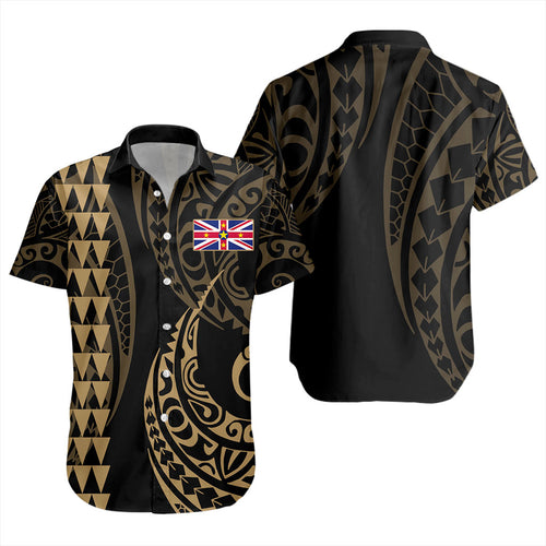 Niue Short Sleeve Shirt Kakau Style Ver.1