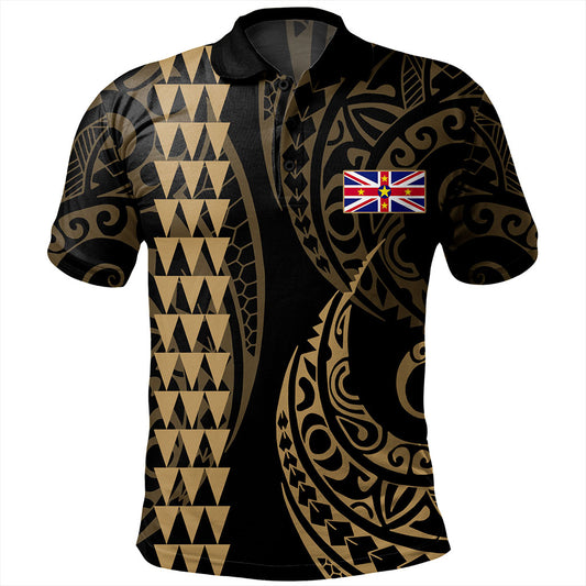 Niue Polo Shirt Kakau Style Ver.1