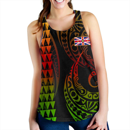 Niue Women Tank Kakau Style